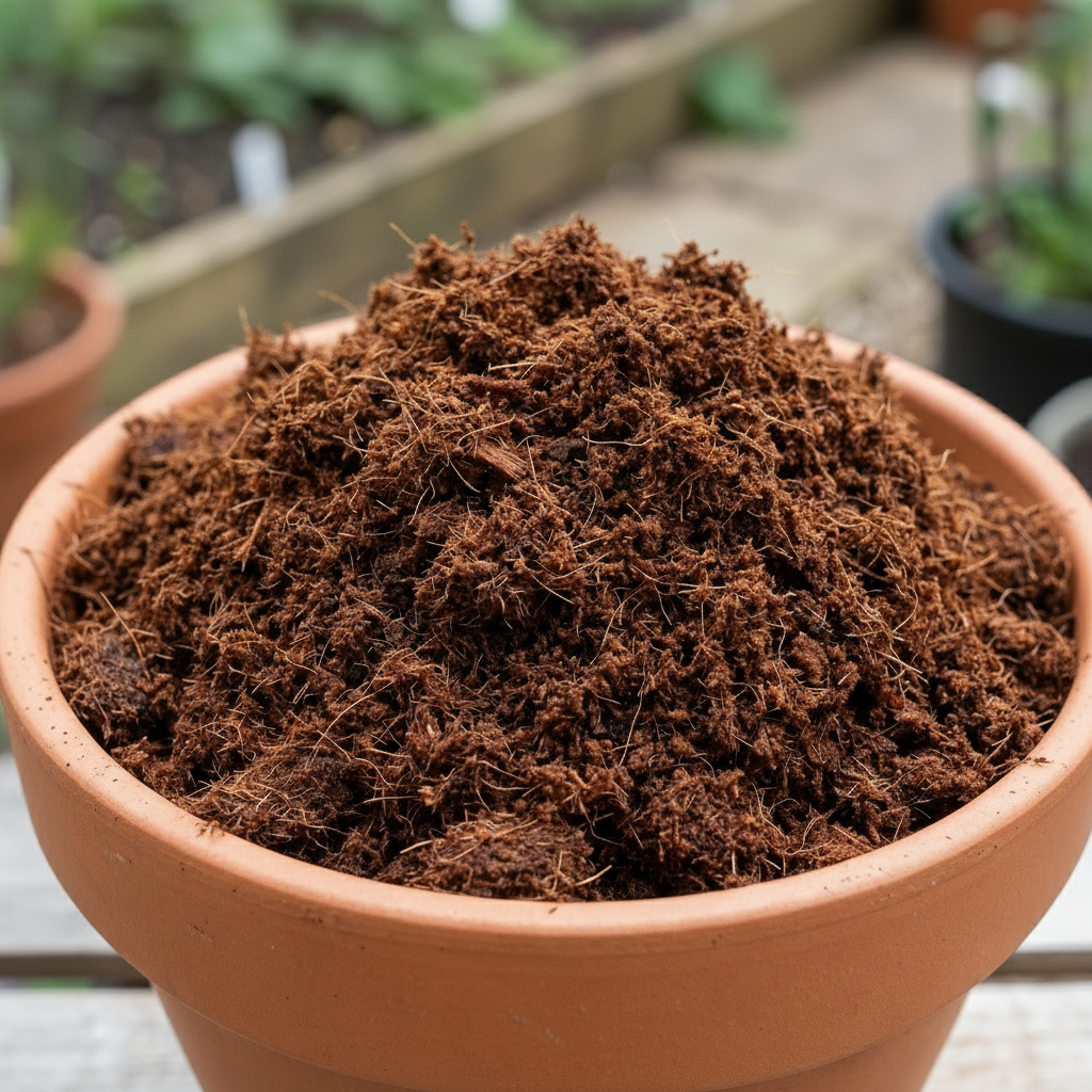 Premium Coco Soil - Coir Pith 5 Kg Compressed Block