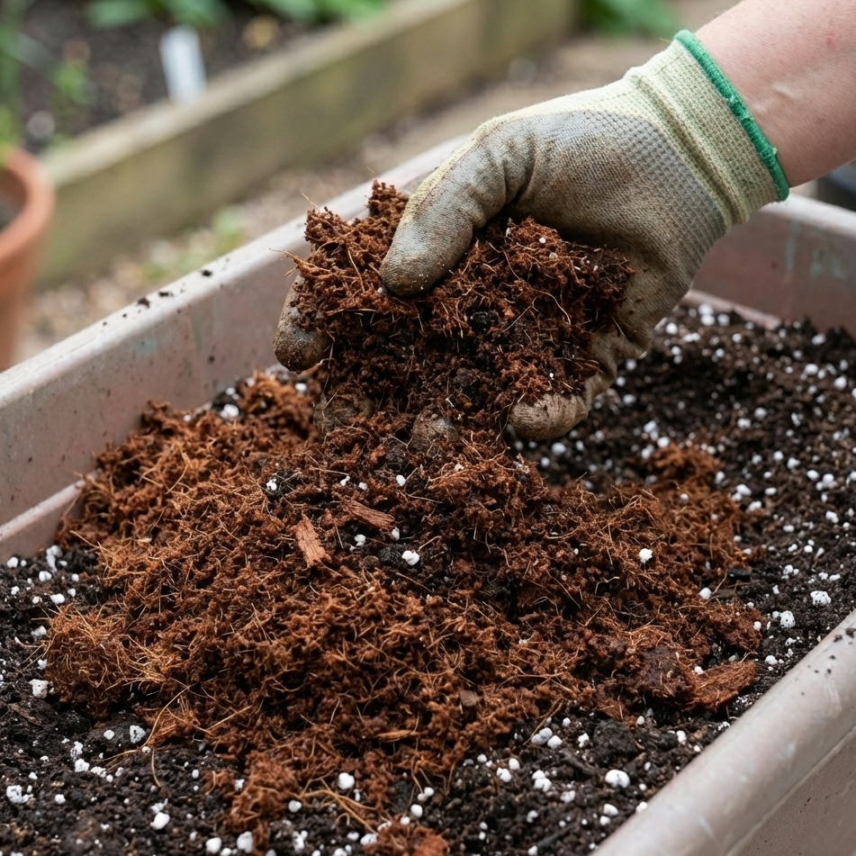 Premium Coco Soil - Coir Pith 5 Kg Compressed Block