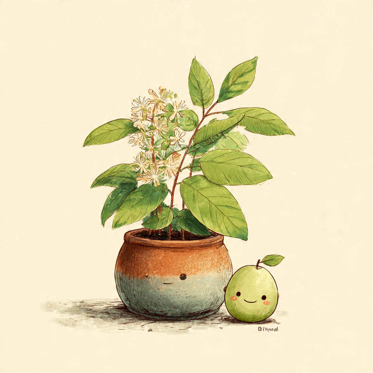 Taiwan Pink Guava Plant ( Rare )